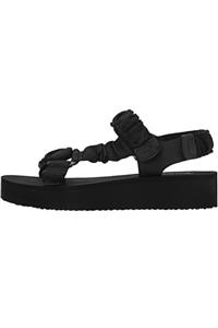Stradivarius Kadın Siyah Düz Platform Sandalet