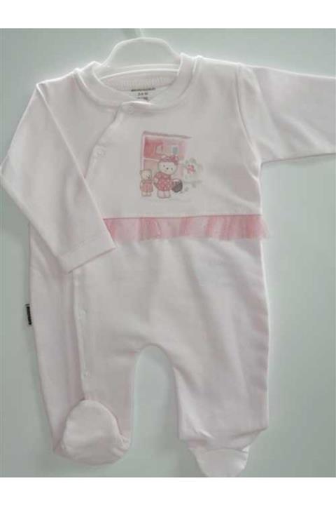 Minilamb Kız Bebek Pembe Tulum