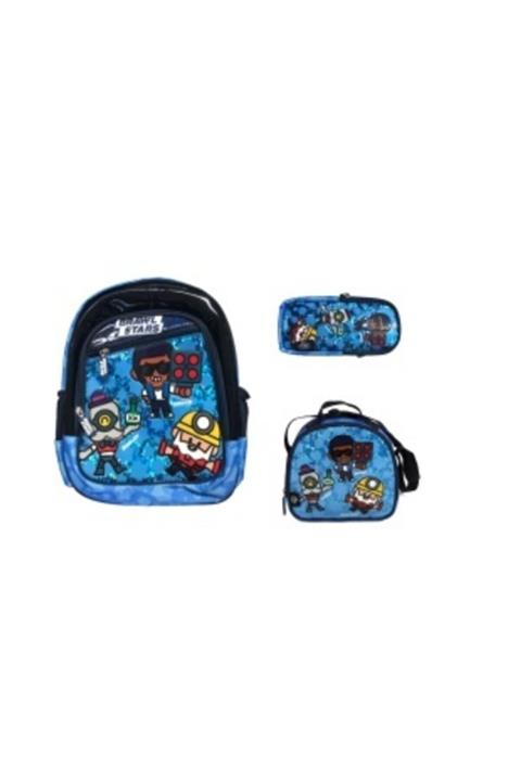 BRAWL Stars 3 Parça Lisanslı Anaokul Çanta Seti