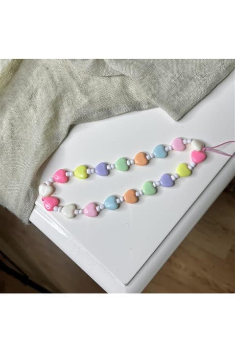 leargia Gökkuşağı Kalpli Charm