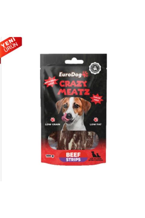 GND PET Eurodog Beef Strips Köpek Ödül 100 Gr