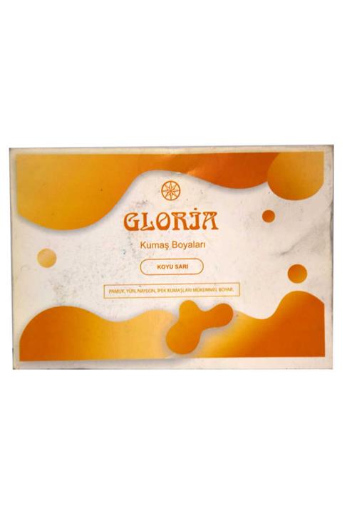 Gloria Koyu Sarı  Kumaş Boyası 10 gr
