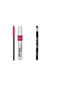 Farmasi Siyah Double Lash Extend Çift Etkili Maskara Ve Siyah Express Göz Kalemi 5401122