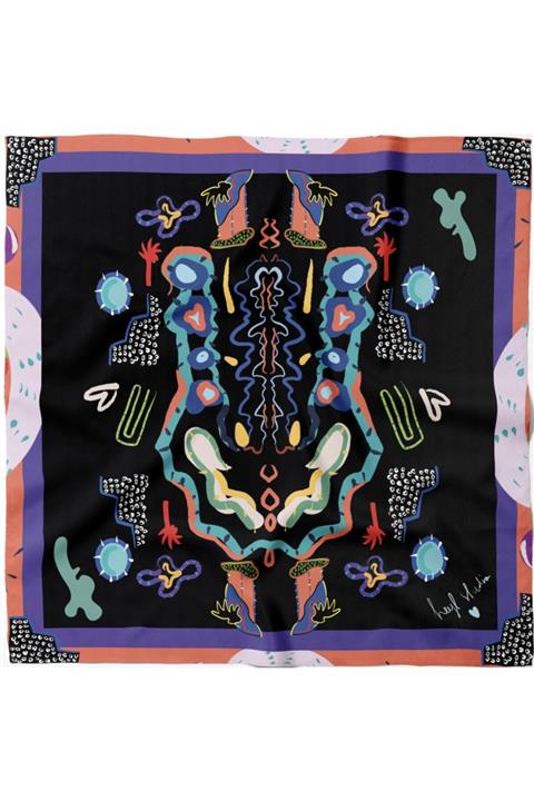 Heyl Studio Tribal İpek Fular