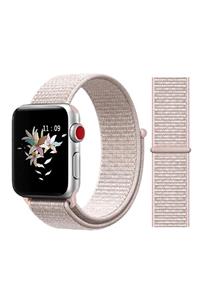 Apple Watch Seri 2 3 4 5 6 Se 42mm 44mm Uyumlu Hasır Dokuma Spor Loop Kordon