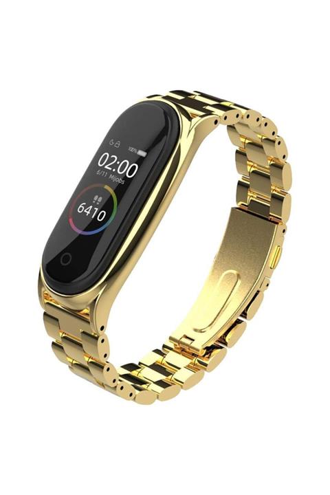 Cimricik Xiaomi Mi Band 6 Kordon Mi Band 6 Kayış Klasik Metal Çelik Kordon