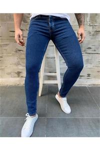 Alux Denim Erkek Mavi Skinny Fit Jean Kot Pantolon