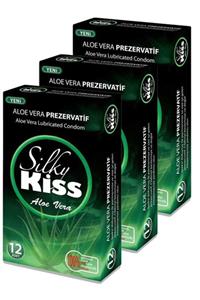 RENGARENK Silky Kiss Prezervatif Aloe Vera Condom (36 Adet)