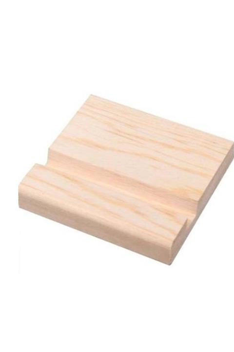 Ece Ahşap Telefon Tablet Tutucu 8cm