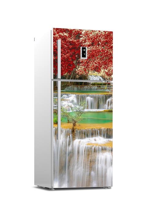 Tilki Dünyası Buzdolabı Kapağı Kaplama Sticker 0110