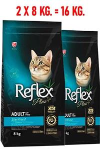 Reflex Plus Sterilised Kısırlaştırılmış Somonlu Kedi Maması 16 Kg. (2x8 Kg.)