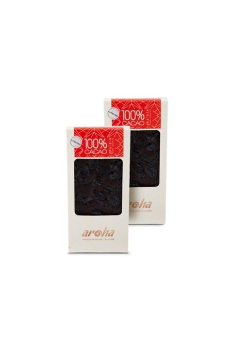 AROHA %100 Bitter Hurmalı Çikolata 2 X 110 Gr