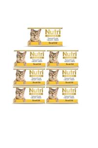 Nutri Feline Tavuk Etli Tahılsız Yetişkin Kedi Konservesi 85 gr  6 Adet