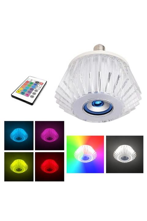GOLD HOME COLLECTION Gold Or-1004 Müzik Lambası Led Tavan Rgb Animasyonlu 220v E27 Duy Bluetooth Kumandalı