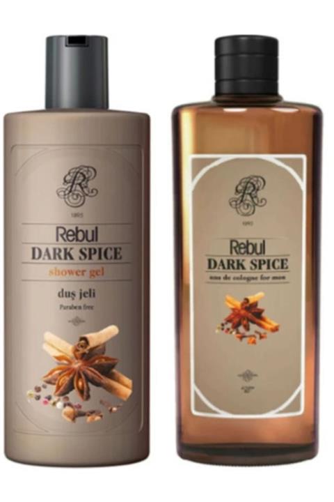 Rebul Dark Spıce Duş Jeli 500 ml + Dark Spıce Kolonya 270 ml