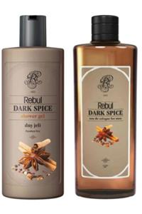 Rebul Dark Spıce Duş Jeli 500 ml + Dark Spıce Kolonya 270 ml