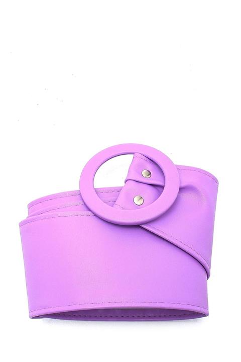 PinkPark Kadın Lila Toka Detaylı Kemer Smd-a2177