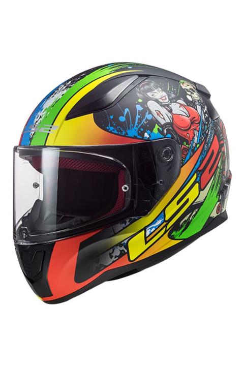 LS2 Unisex Mat Siyah Rapid Fiesty Kask