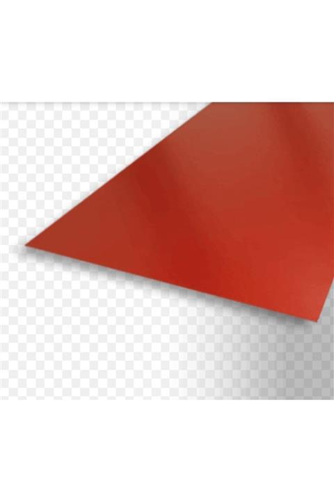 Kırmızı Çatı Düz Sac 0.45mm Kiremit Rengi Ral:3009 Levha 100cm*200cm