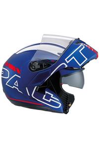 AGV Compact St Seattle Plk Çeneden Açılır Kask Black/silver/red