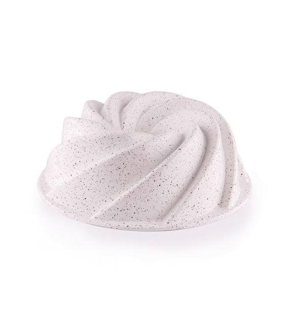 Taç Rüzgar Gülü Döküm Kek Kalıbı Krem Tac-6542