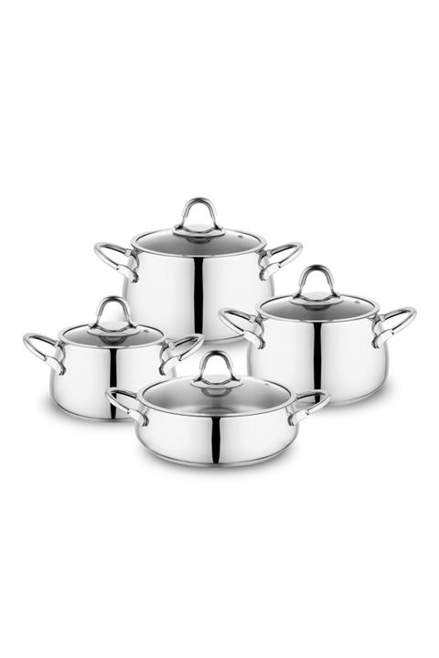 Schafer Trendy Çelik Tencere Takımı