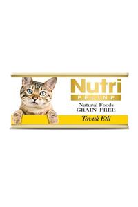 Nutri Feline Tavuk Etli 85gr Nutri Yaş Kedi Maması 32adet