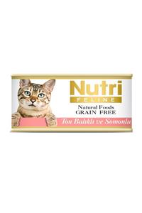 Nutri Feline Ton&somon Balıklı 85gr Nutri Yaş Kedi Maması 24adet