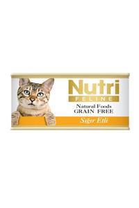 Nutri Feline Sığır Etli 85gr Nutri Yaş Kedi Maması 24adet