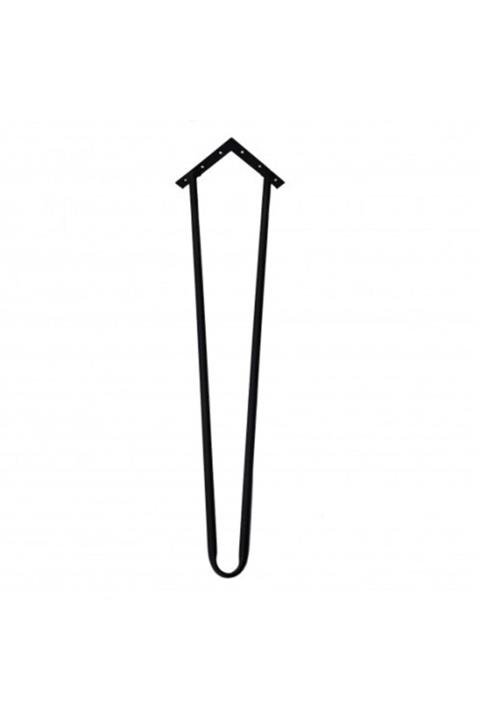 Grande Home Talya Ahşap Ve Kütük Sehpa Metal Firkete Ayak 48 cm