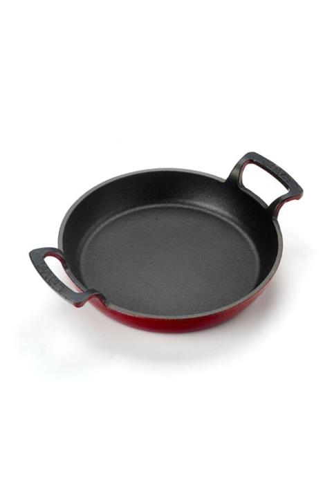 Lava Döküm Yuvarlak Kulplu Tava. Çap: 20 Cm. - Kırmızı - Lv Y Tv 20 Shn