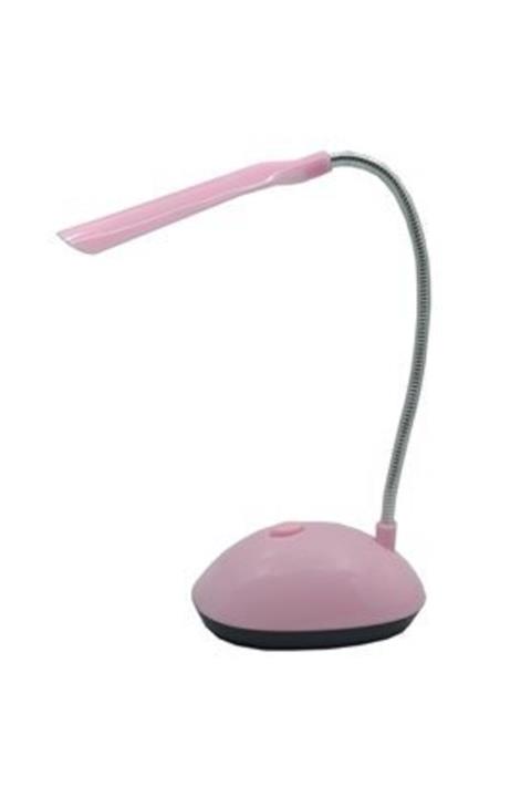 Universal Ledli Mini Bükülebilir Pilli Masa Lambası Pembe