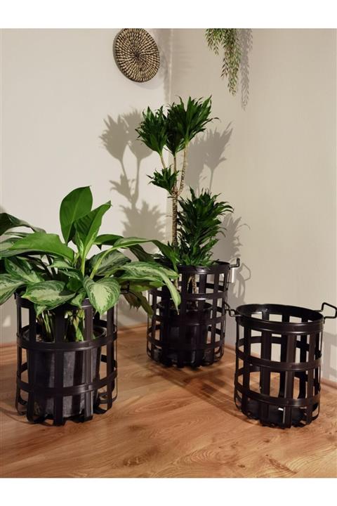 Balcony Flower Iskandinav Stayl Saksılık 3 Lü