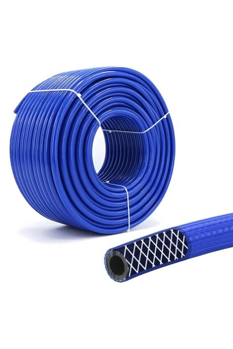 Badem10 30 Metre Çelik Kompresör Hava Hortumu 8 Mm Thermo Hortum (mavi)