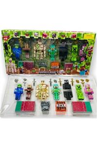 MINECRAFT Lego 2 Model Birden Toplam 161+ Parça Oyuncak C D