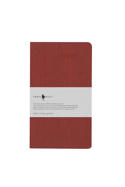 Fabio Ricci 10x17cm Lepidus Bordo Günlük Ajanda 1031 - 2022