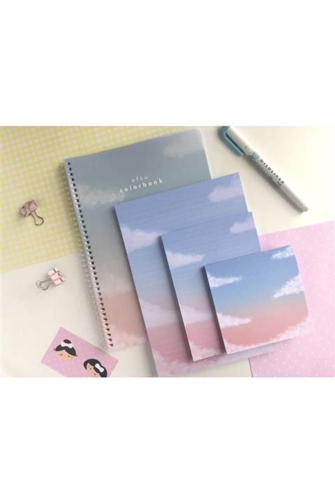 Efsu Gökyüzü Set Memopad/notepad/defter
