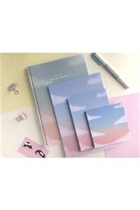 Efsu Gökyüzü Set Memopad/notepad/defter