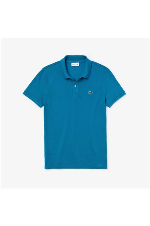 Lacoste Erkek Slim Fit Slim Fit Mavi Polo Yaka T-Shirt PH4012-L