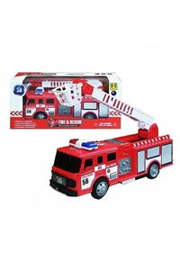 Burnis Toy Toys Fire & Rescue Sesli Ve Işıklı Çarp Dön Itfaiye Fırsat