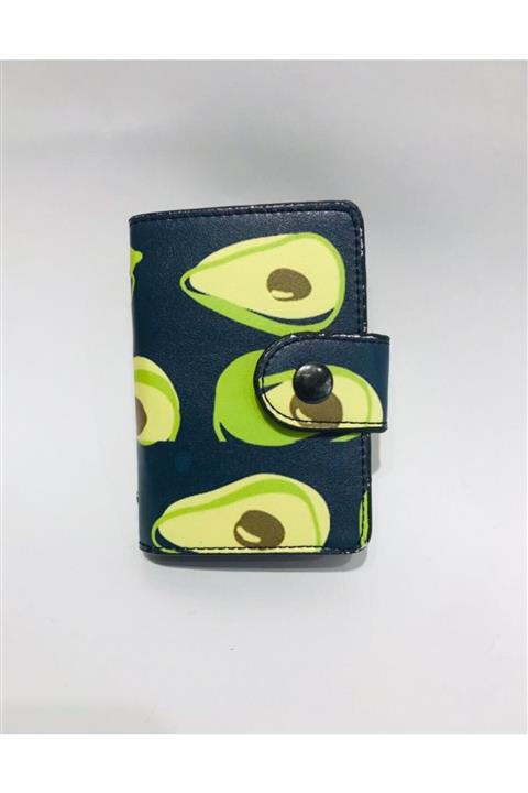 MİNMİNAKSESUAR Avokado Desenli Tasarım Kartlık