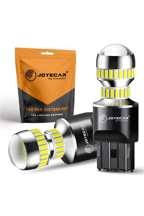 Joyecar X7 Serisi T20 Çift Duy 7443 W21w Led Lamba Beyaz