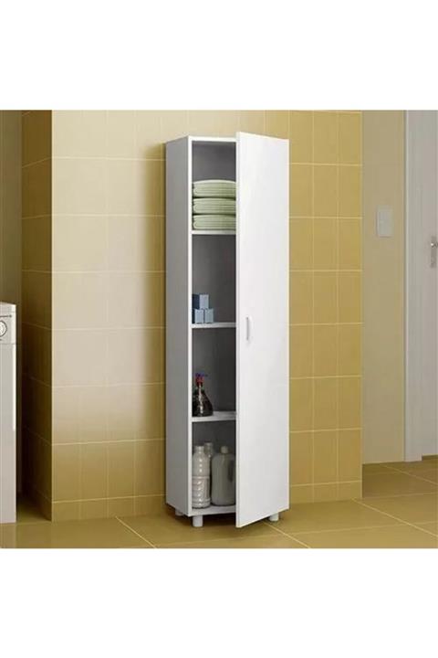 EraHome 4 Bölmeli Banyo Dolabı Çok Amaçlı Dolap