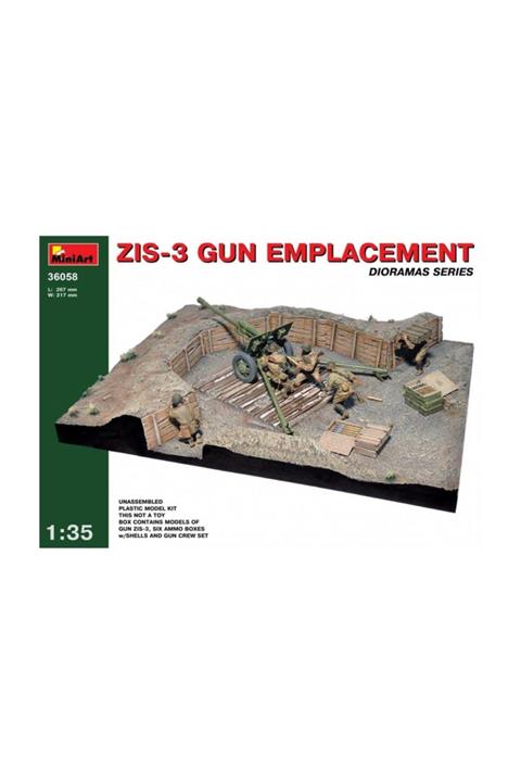 MiniArt 36058 1/35 ZIS - 3 GUN EMPLACEMENT