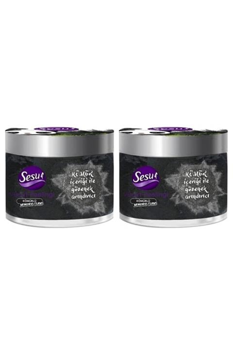 Sesu Vücut Peelingi Kömürlü 100 gr x 2 Adet