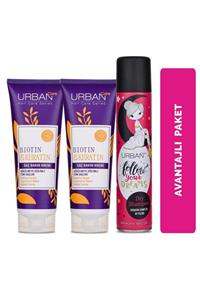 Urban Care Biotin & Keratin Serisi + Kuru Şampuan Avantajlı Bakım Seti