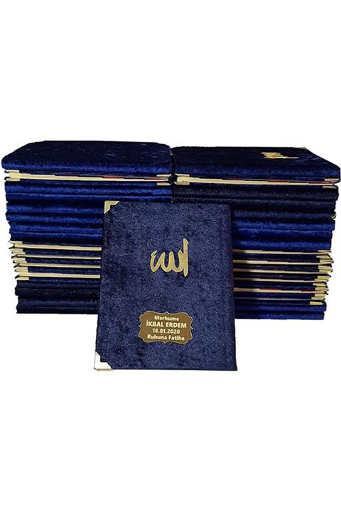 Çağrı Kadife Kaplı Yasin Lacivert