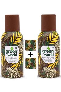 Green World Aerosol Sprey Kolonya (aromatıc Spıcy+aromatıc Spıcy) 80 Derece 150 Ml X 2 Adet