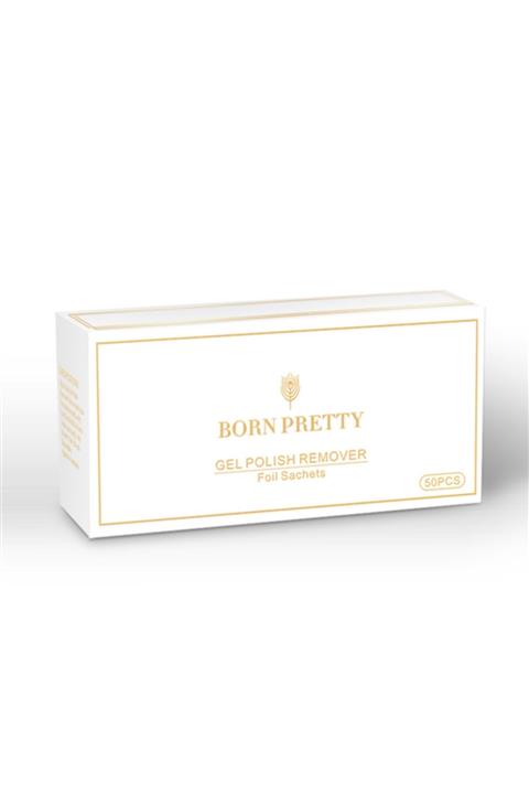 Born Pretty Kalıcı Oje Çıkarıcı Remover Mendil (50 Adet )