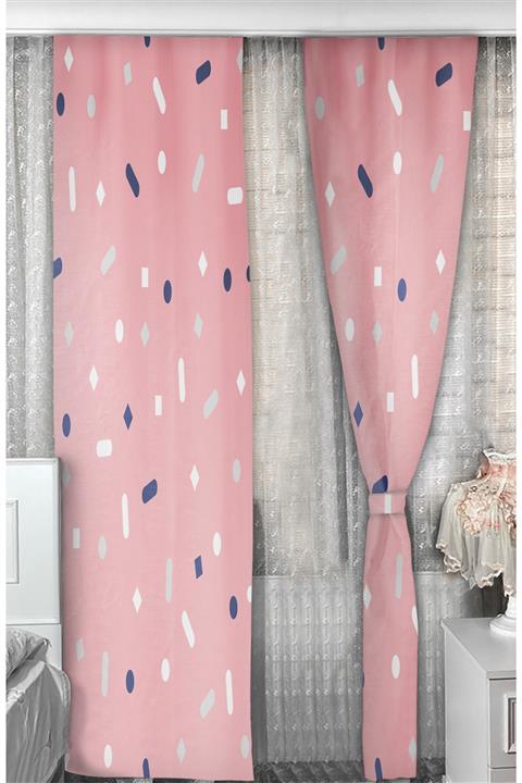 Bebişim Halı Renkli Şekiller 2279 140x275 Çocuk Odası Fon Perde